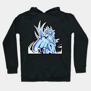 Manga Boy Doing Metal Horns Hoodie